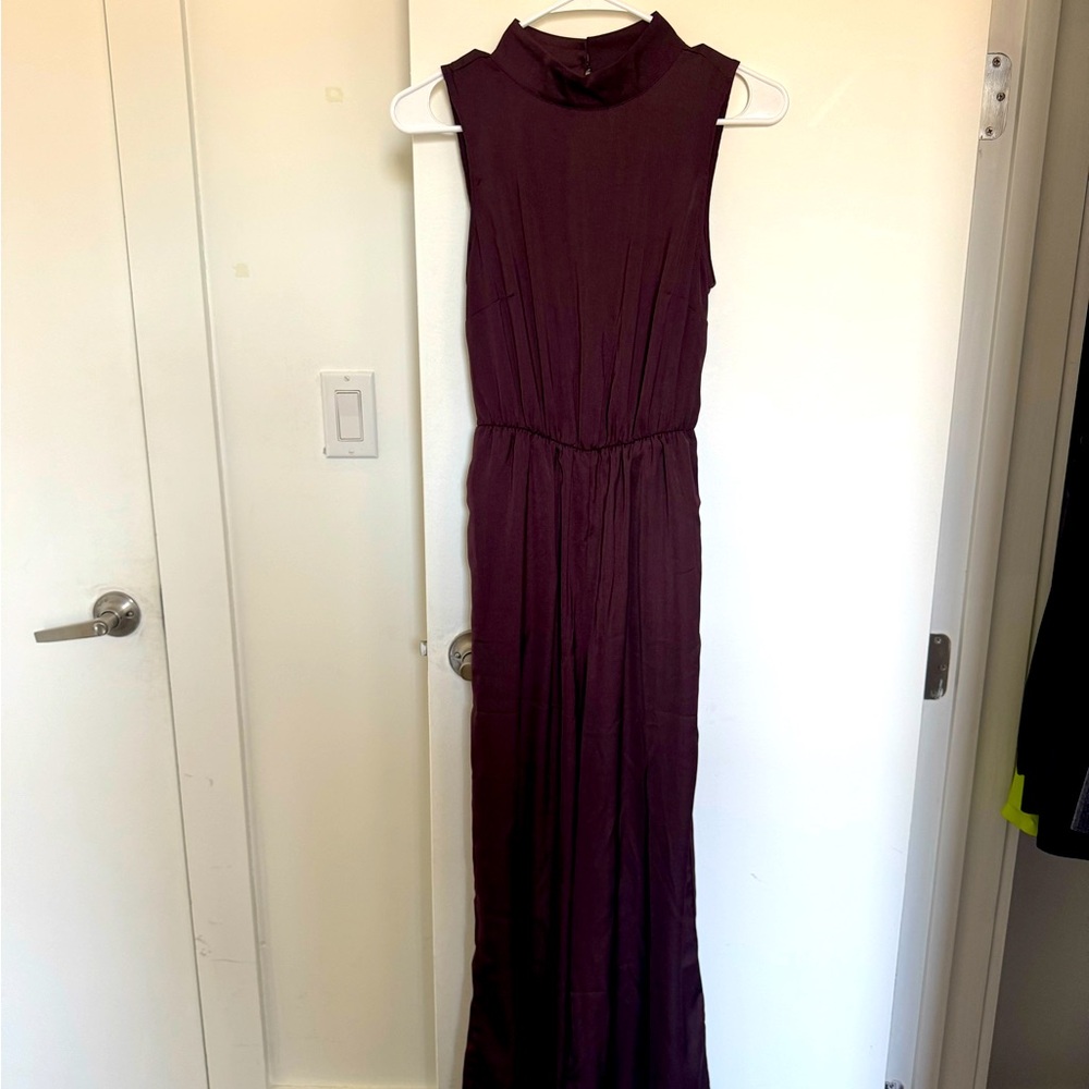 Elegant Brown Sleeveless Jumpsuit